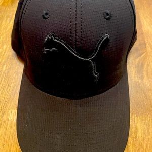 Black Puma fitted cap